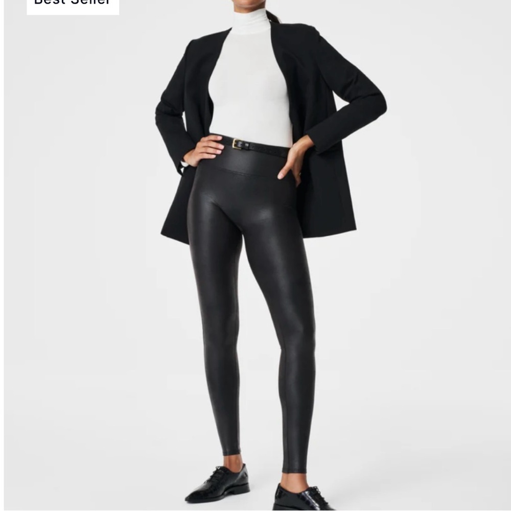 Spanx Faux Leather Leggings